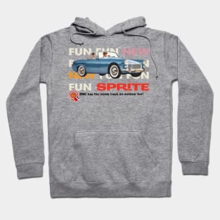 AUSTIN HEALEY SPRITE - advert Hoodie